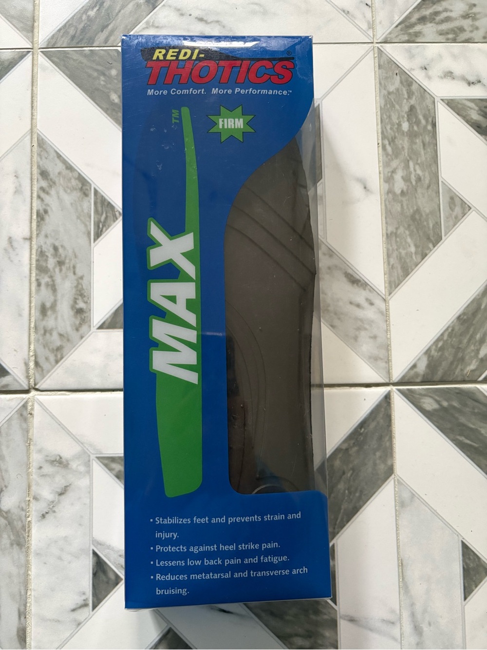 Redi-Thotics Max Orthotic Insoles Size A M5-6.5 W6-7.5
